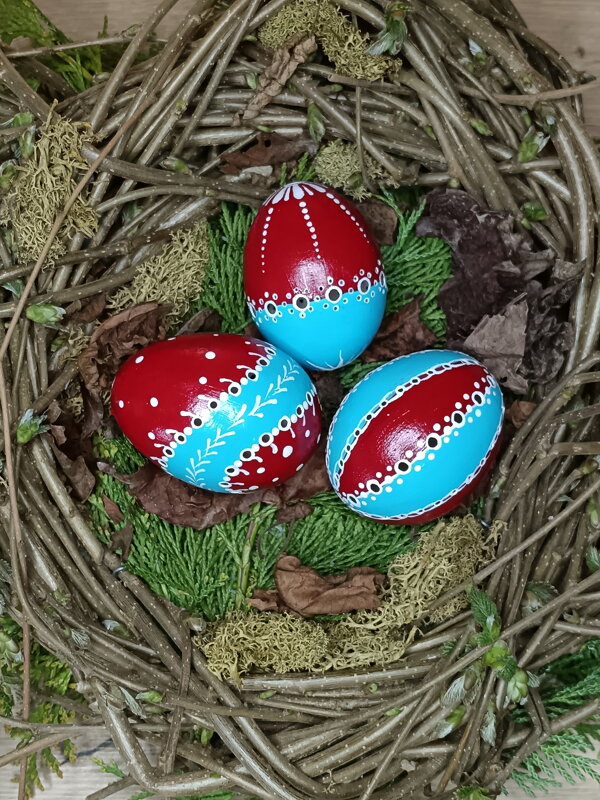 Kraslica Modrá červeň